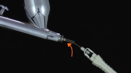 Clean the nozzle stem